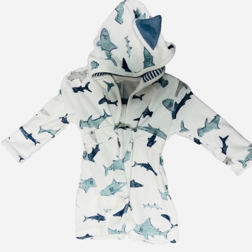 Shark Robe with Fin for Infant 0-9 months